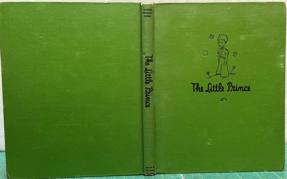 Children's THE LITTLE PRINCE Saint-Exupery 1943 3rd printing: Saint-Exupéry, Antoine de; translated by Katherine Woods. The Little Prince. New York: Reynal & Hitchcock 1943. 1st Edition, 3rd Printing. (93) pages. Hardcover French Literature - 20th Century Child