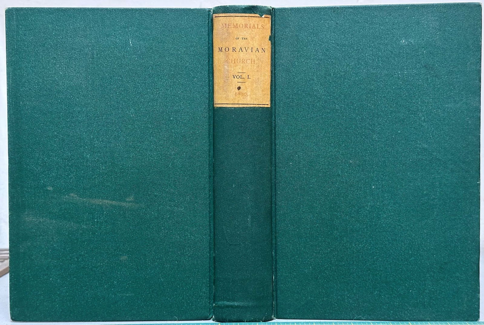 Pennsylvania MEMORIALS MORAVIAN CHURCH 1870 Zinzendorf (1 of 3)