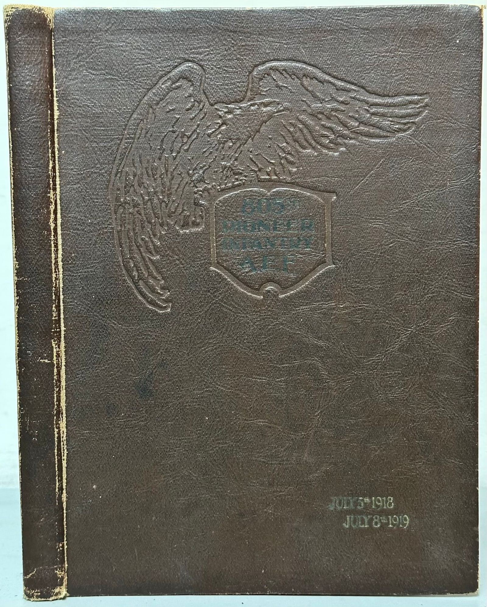 WW1 Black VICTORY 805th Pioneer Infantry Bliss 1919 (1 of 12)