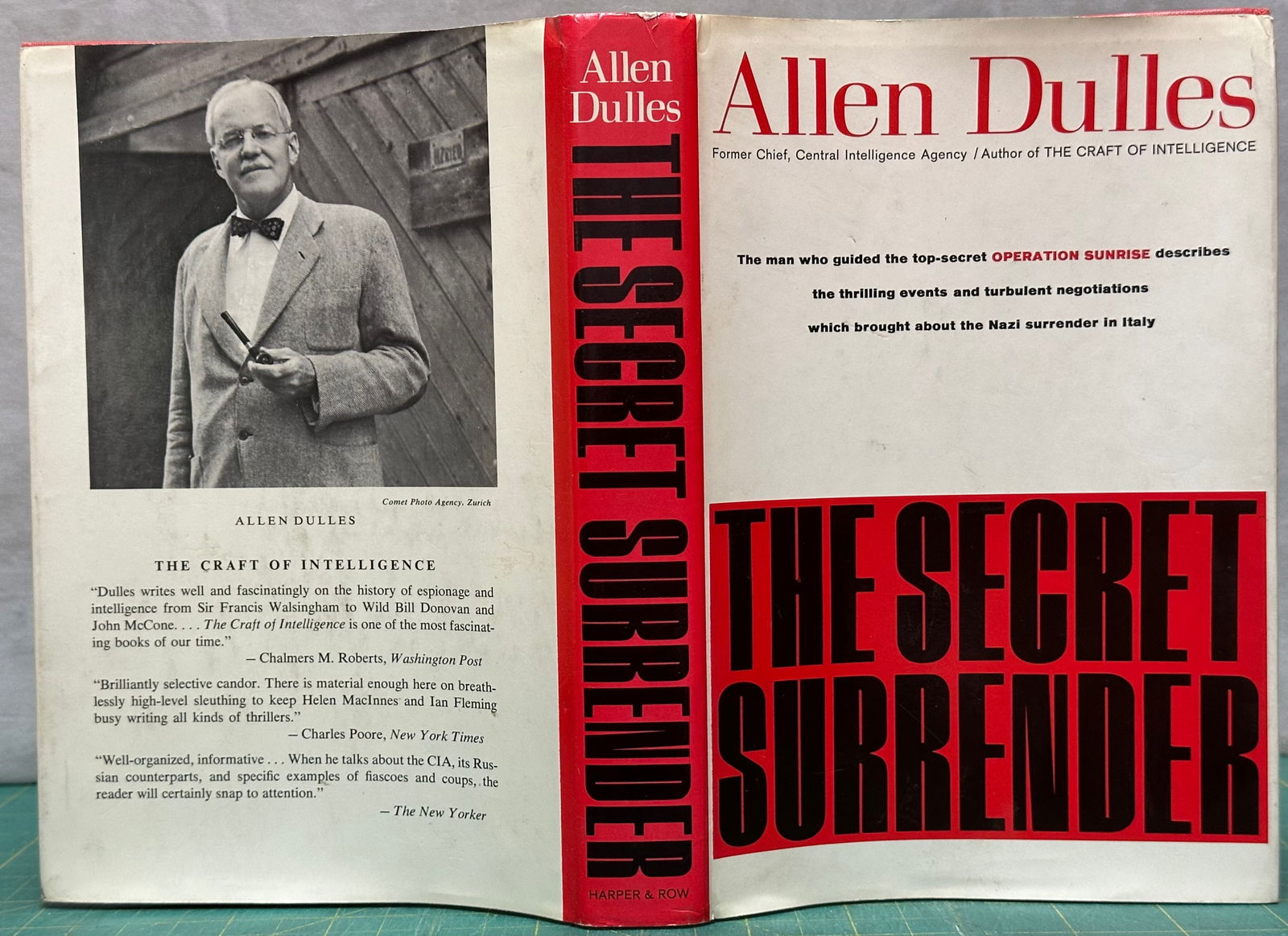 SIGNED WW2 SECRET SURRENDER Dulles 1966 Lemnitzer (1 of 6)
