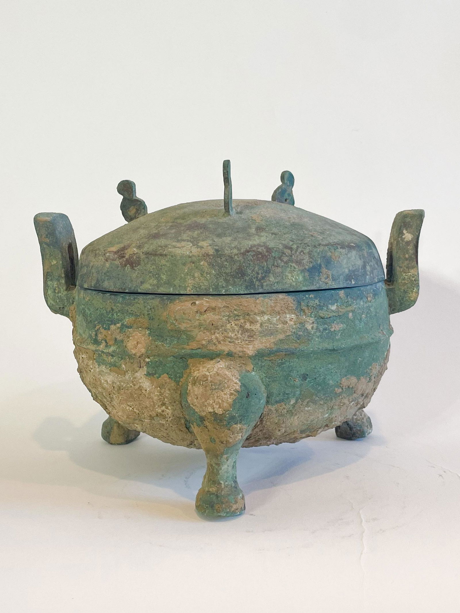 A Chinese Bronze Ding Han Dynasty (1 of 7)