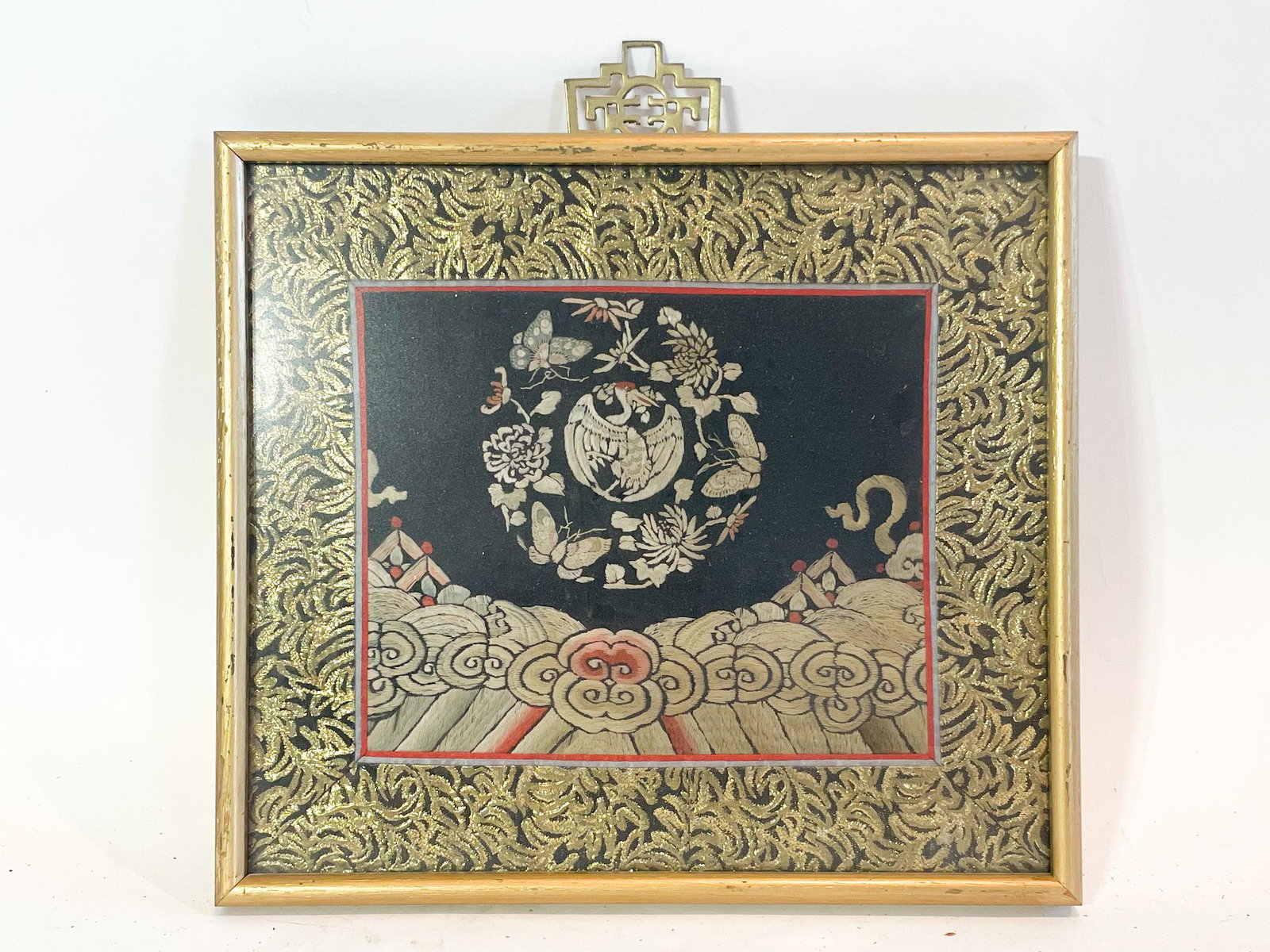 A 19th Century Embroidery of a Pheasant: A 19th Century Embroidery of a Pheasant. From the Annette Martin Collection. Exhibited at the Chinese Culture Foundation of San Francisco February 8th - March 8th 1975. Exhibit documentation available