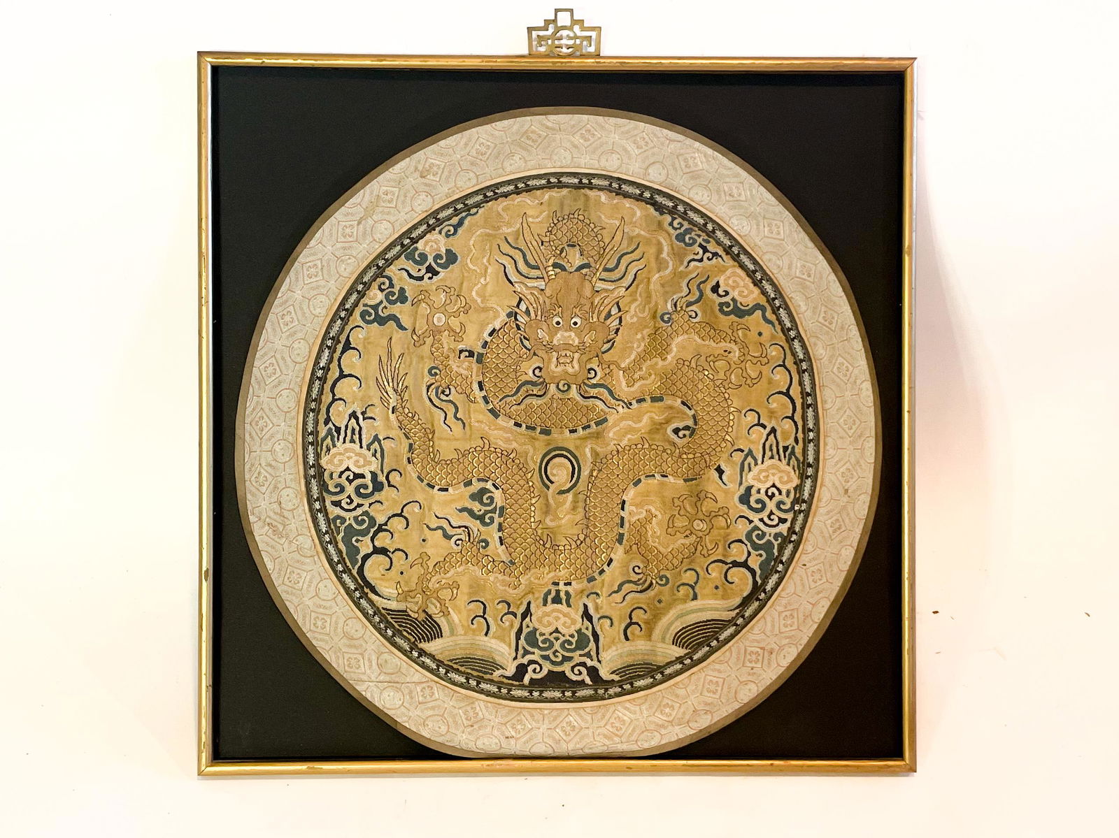 An Early Qing Dynasty Dragon Rank Badge (1 of 2)