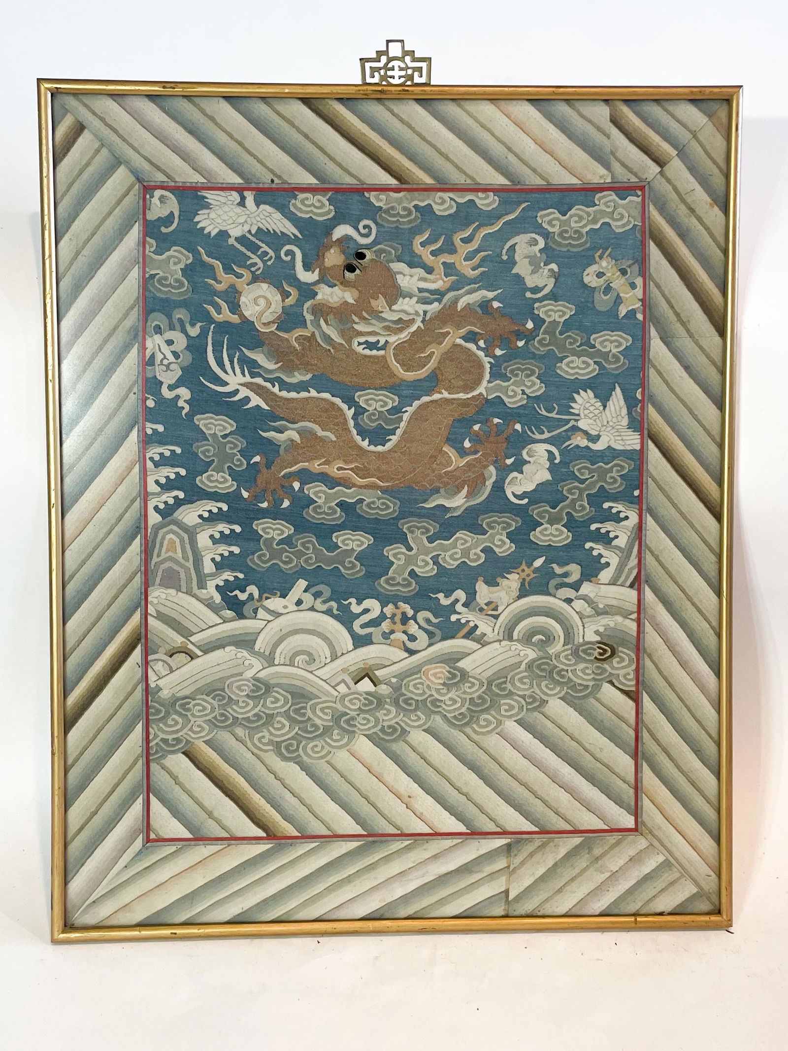 A Chinese Kesi Dragon Textile (1 of 2)