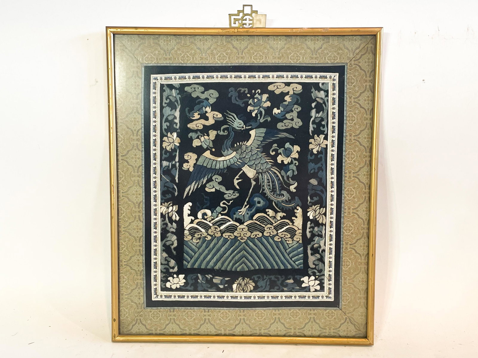 A 19th Century Chinese Embroidery: A 19th Century Chinese Embroidery. From the Annette Martin Collection. Exhibited at the Chinese Culture Foundation of San Francisco February 8th - March 8th 1975. Exhibit documentation available upon 
