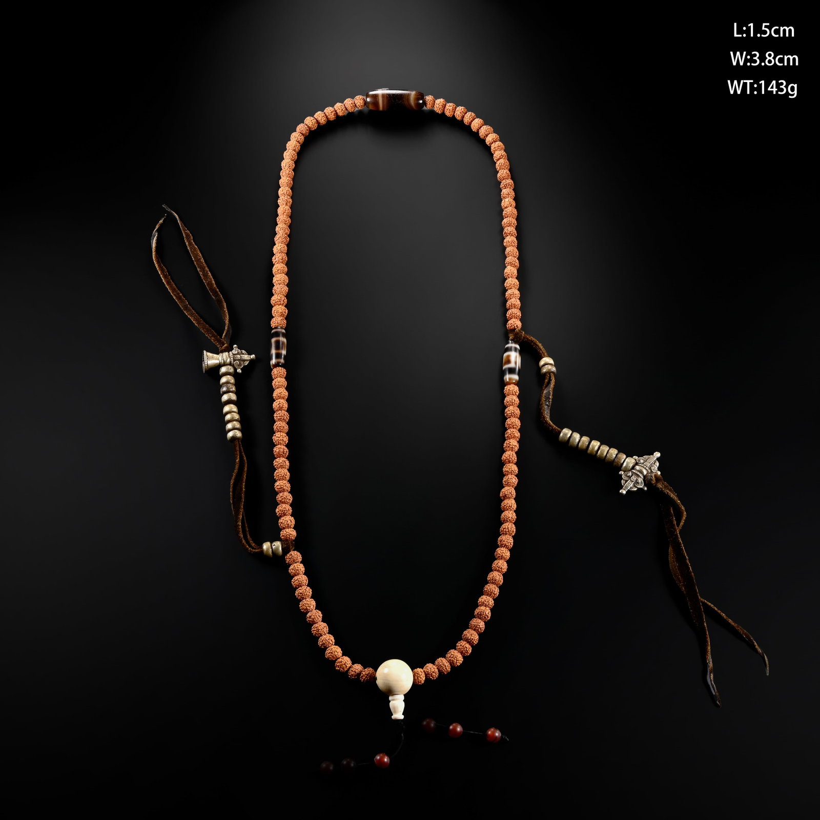 Dzi Bead Necklace - 2