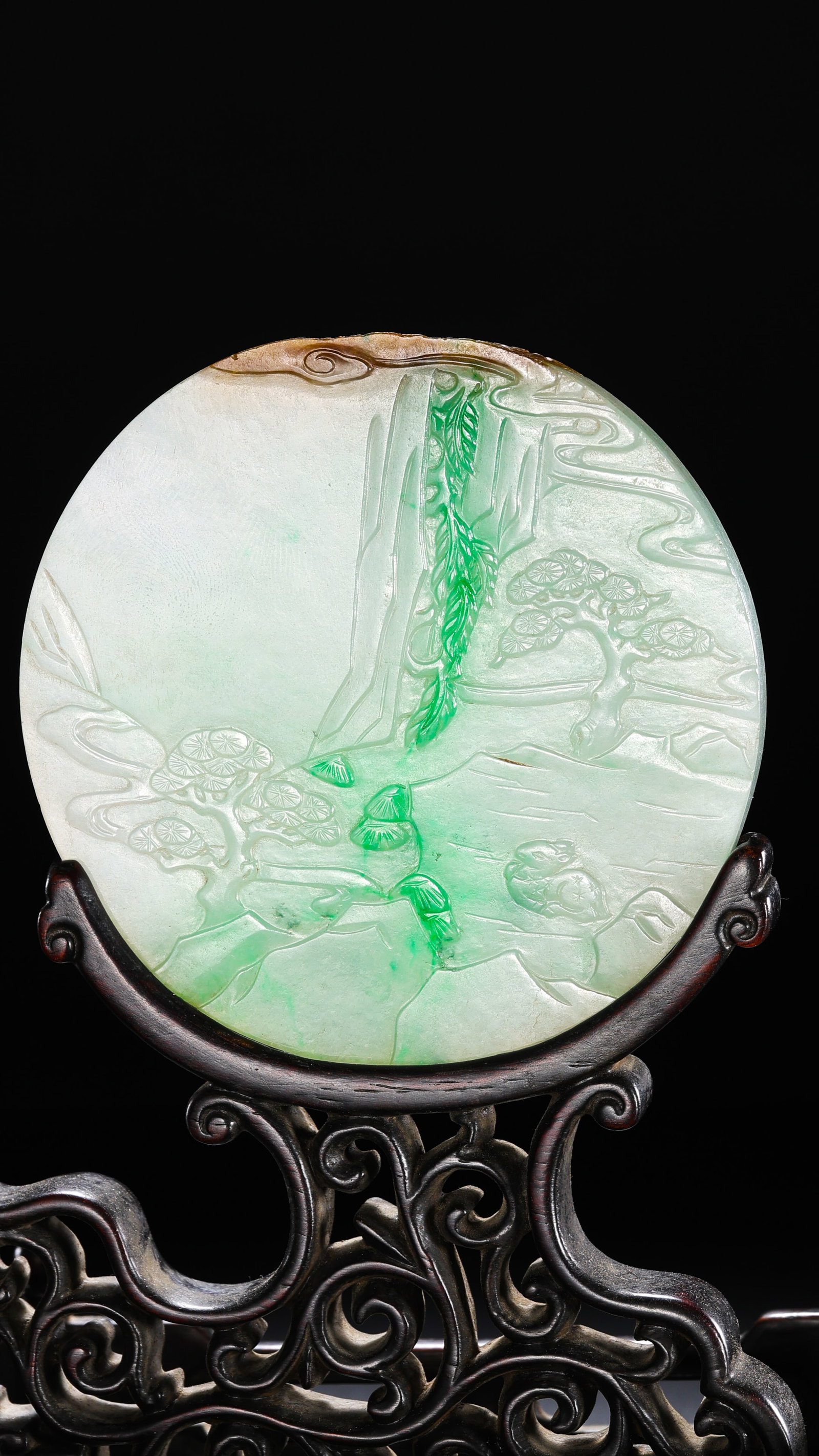 Qing Dynasty Jadeite Stand - 8