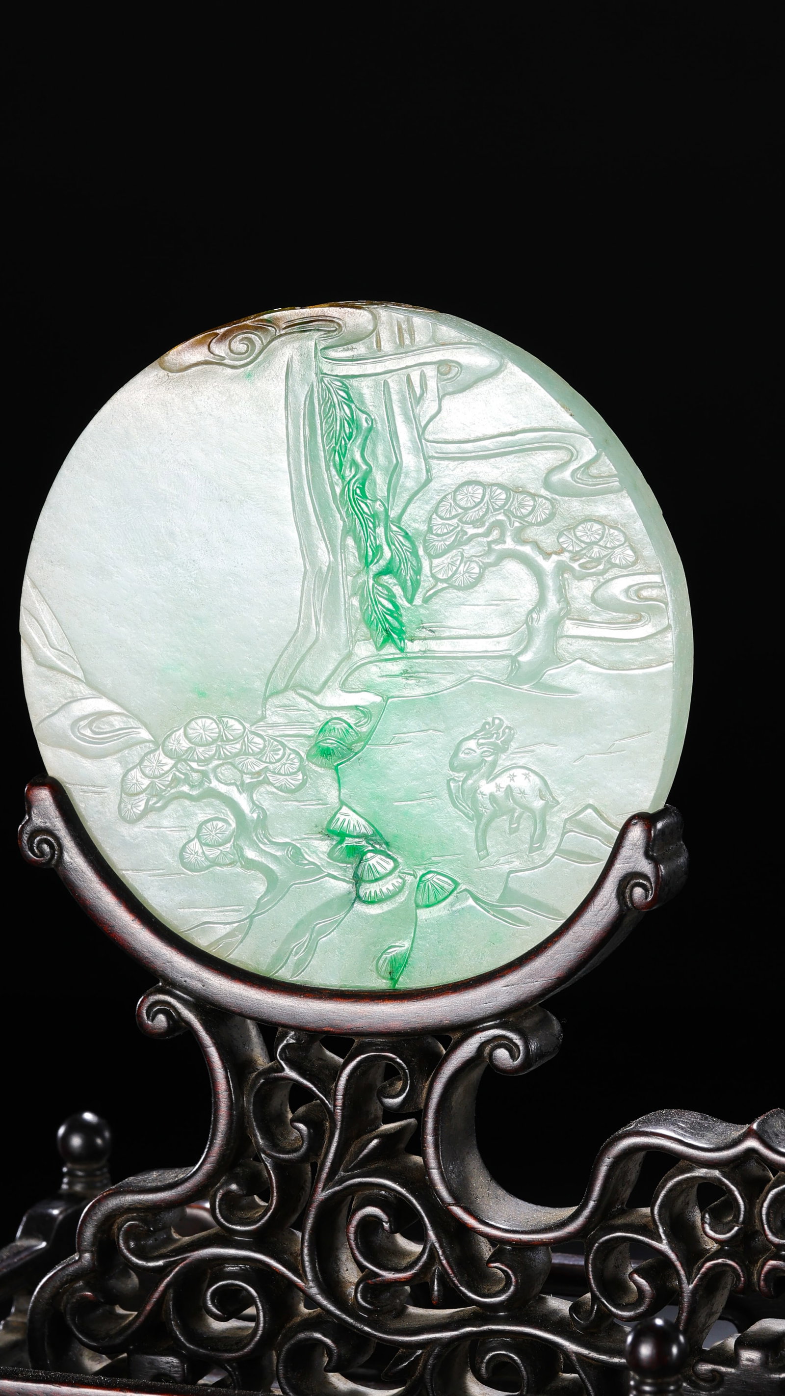 Qing Dynasty Jadeite Stand - 9