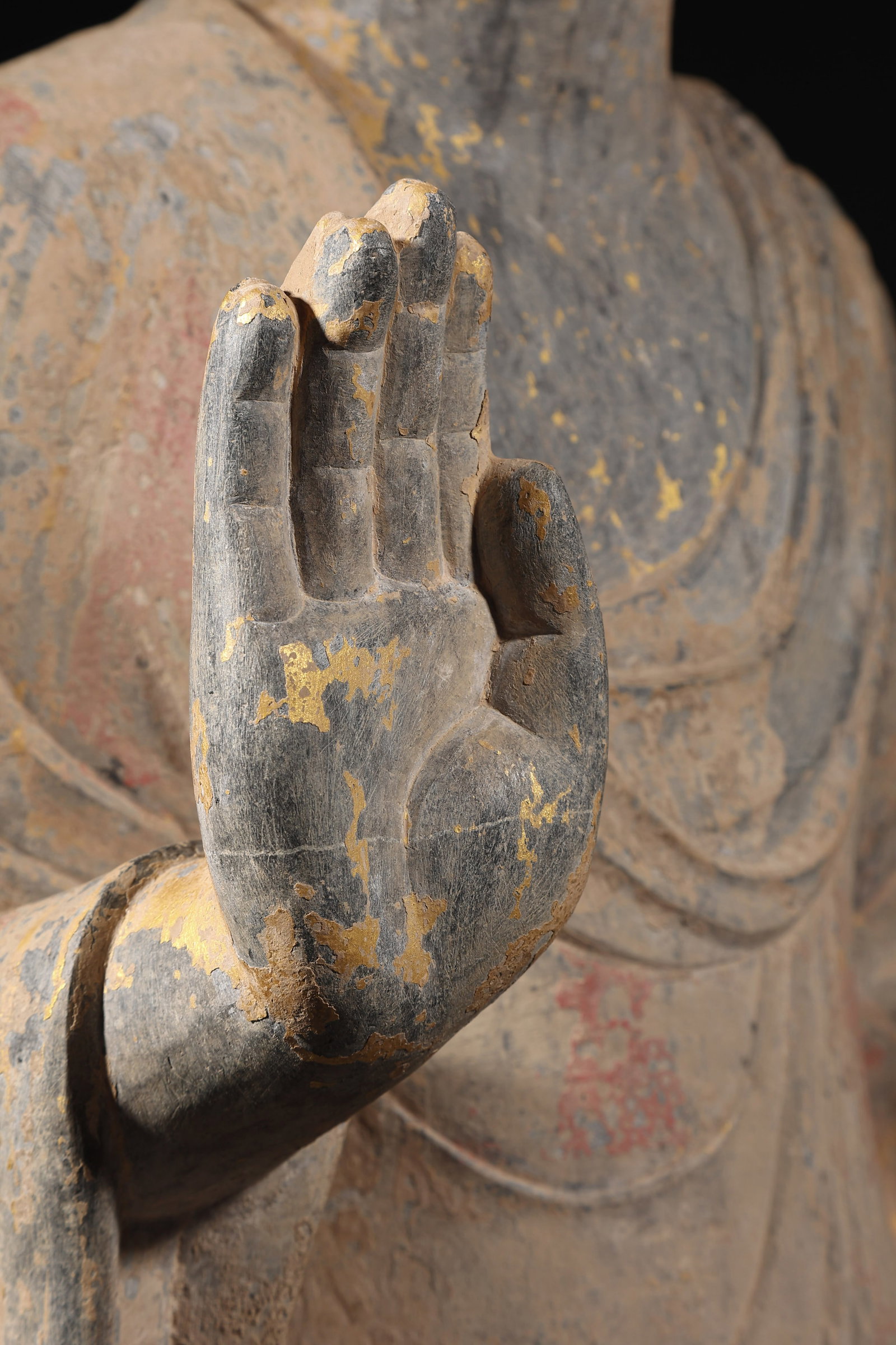 Pre?Ming Dynasty Bluestone Buddha Statue - 6