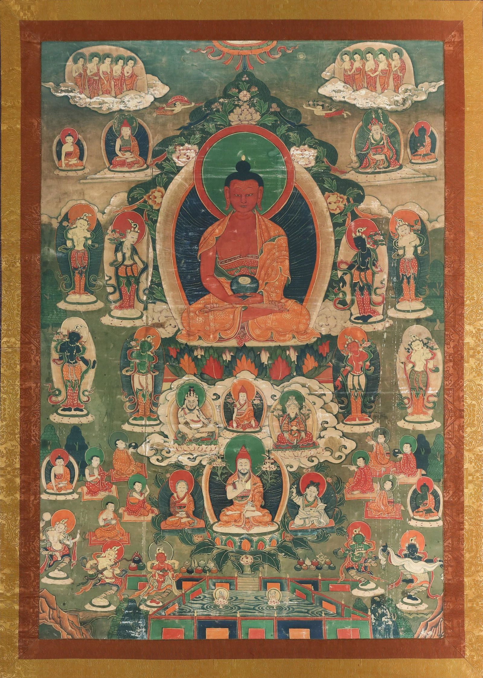 Qing Amitabha Thangka (1 of 5)