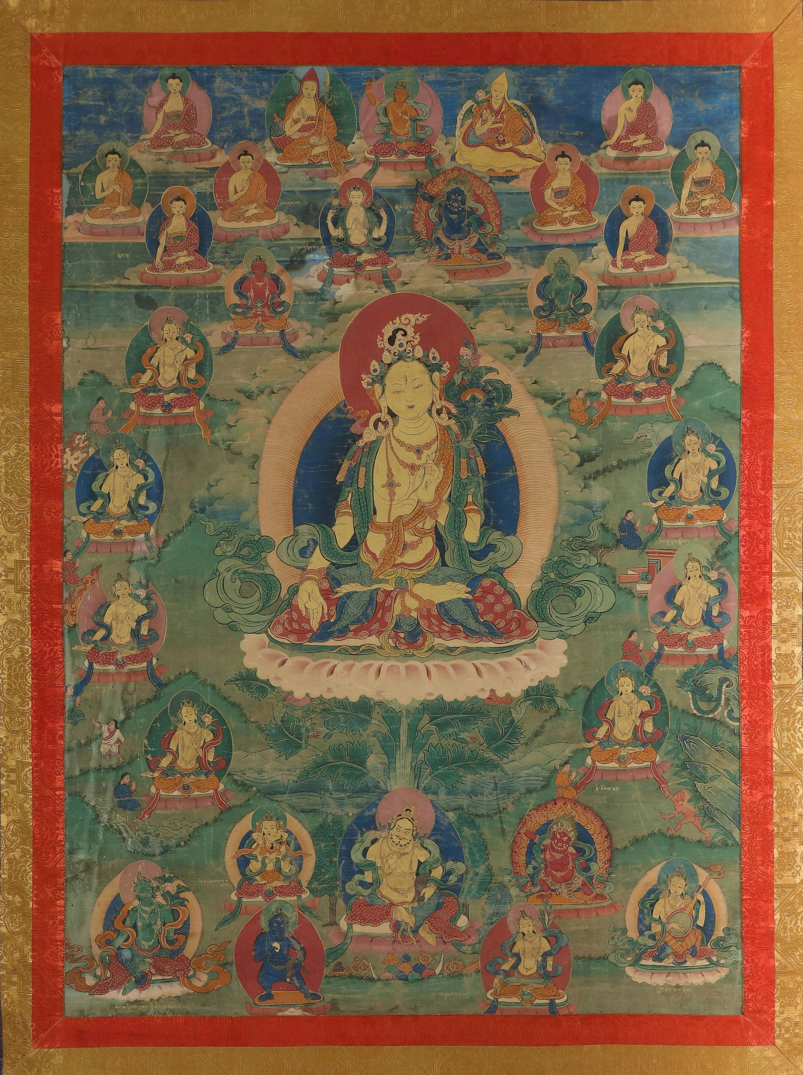 Qing White Tara Thangka (1 of 7)