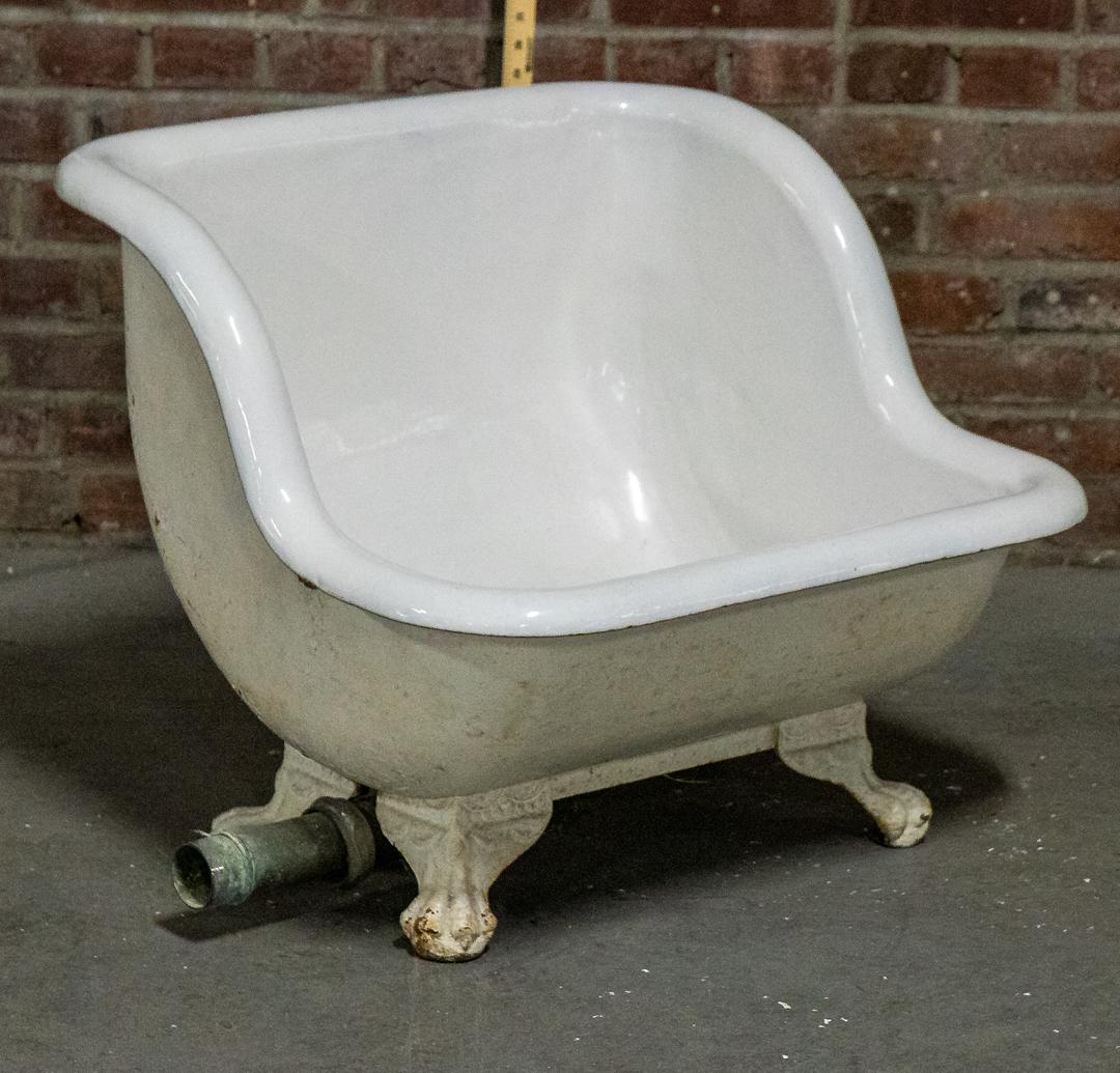 Cast Iron 19th Century Foot Bath on Lion Paw Feet (1 of 10)