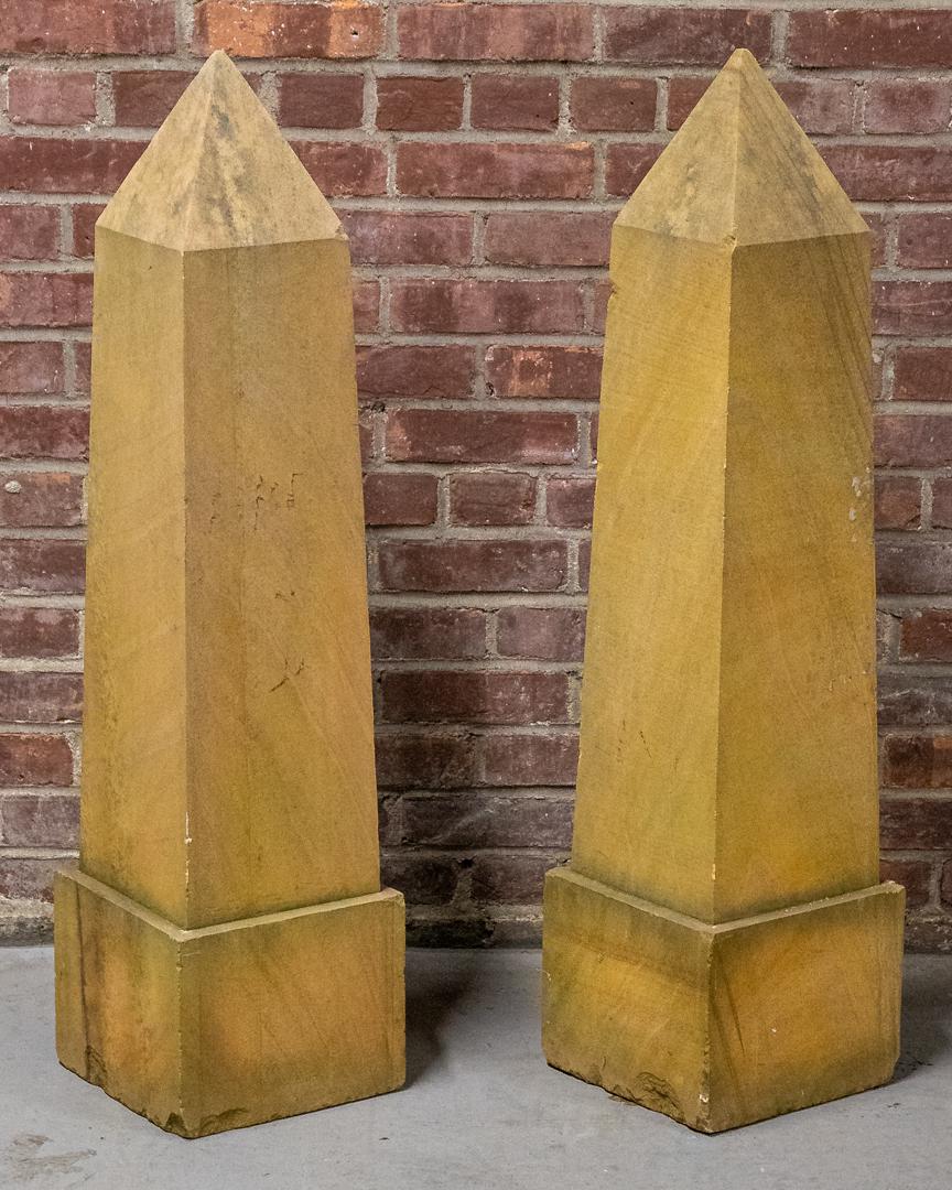 Pair of Stone Obelisks (1 of 7)
