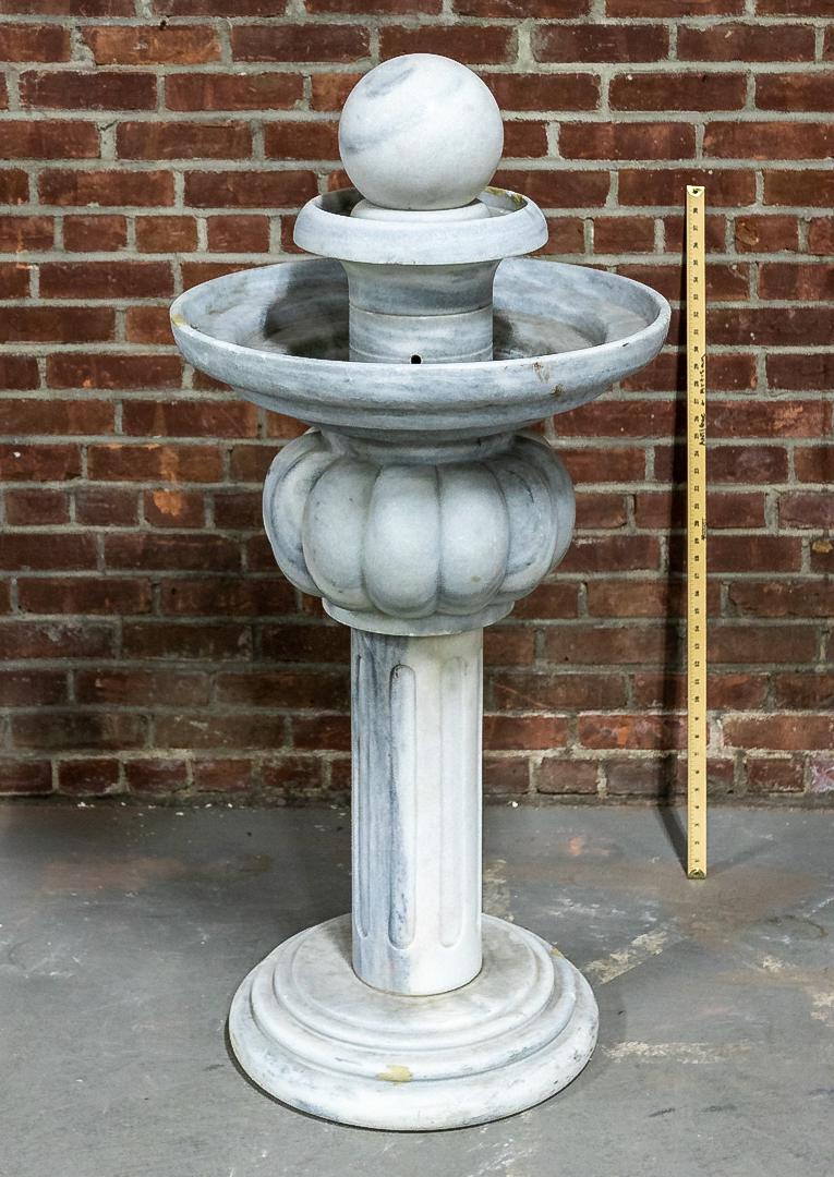 Mid-Century Modern Style Marble Ball Shaped Water Fountain (1 of 6)