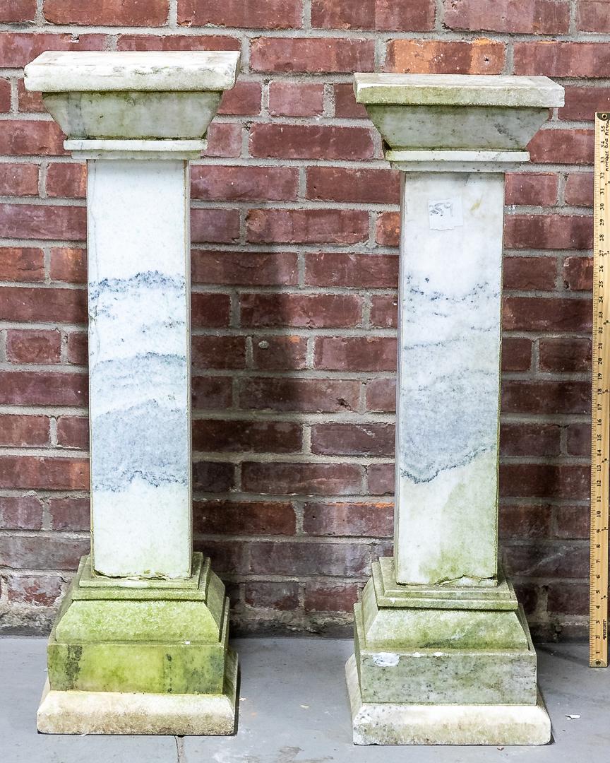 Pair of Marble Pedestals (1 of 7)