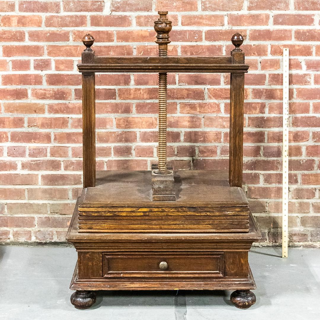 Oversized 19th Century Antique Book Press (1 of 7)