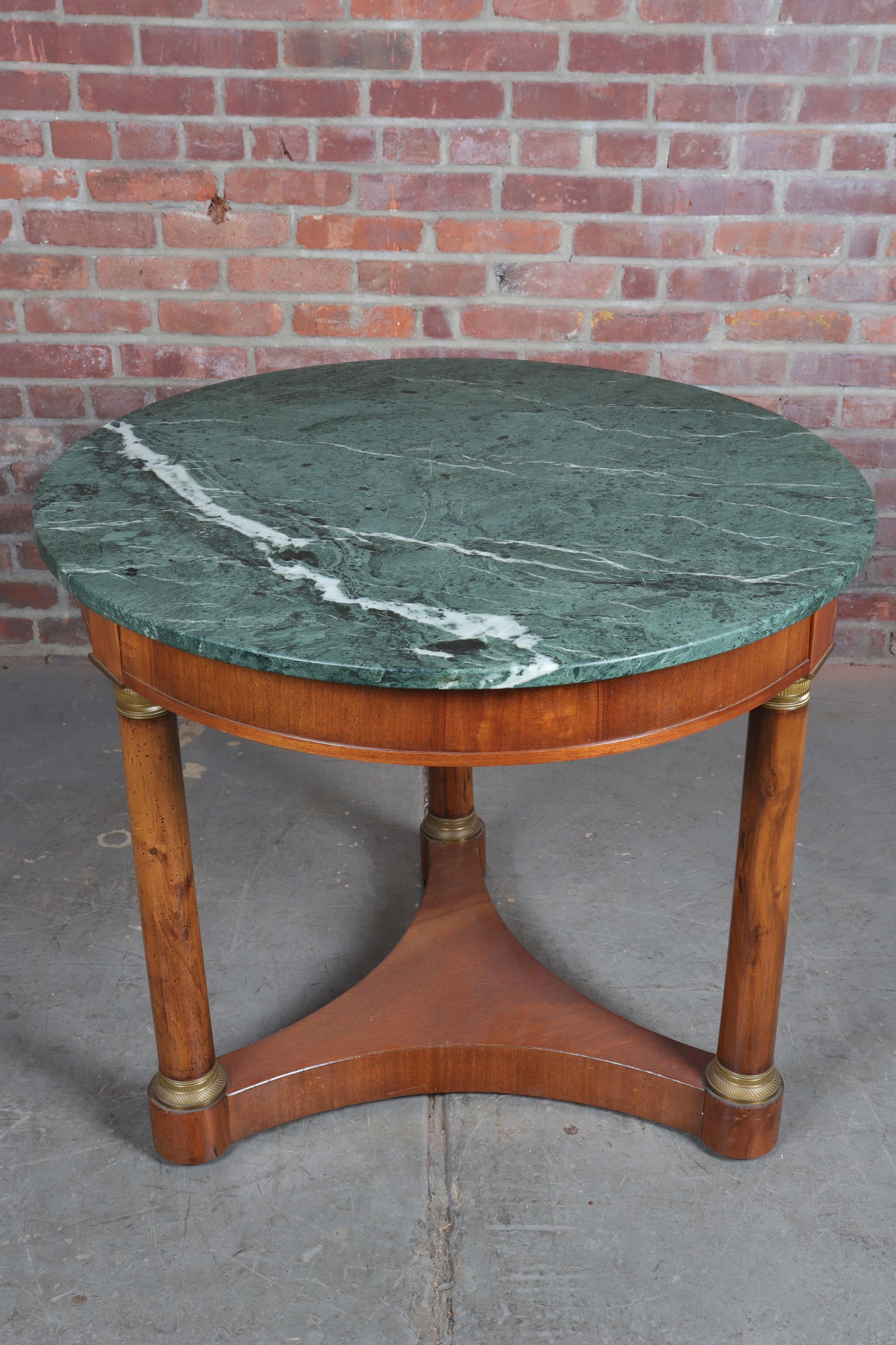 Green Marble Top Empire Center Table (1 of 10)