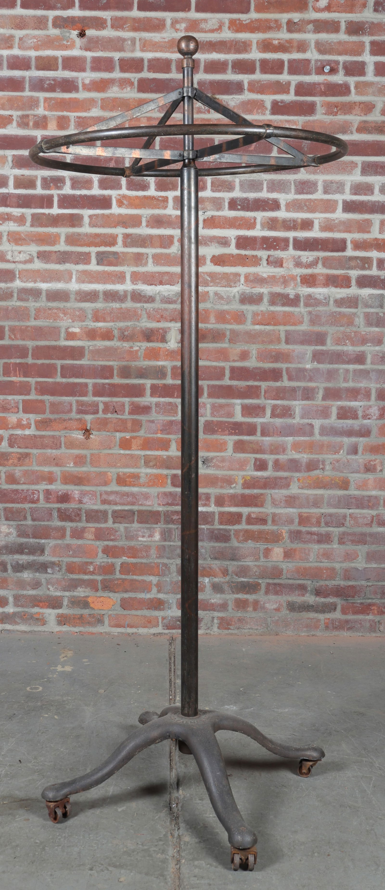 Ca. 1900 Cast Iron Clothing Rack from J.R. Palmenberg Sons of Broadway, New York, NY (1 of 6)