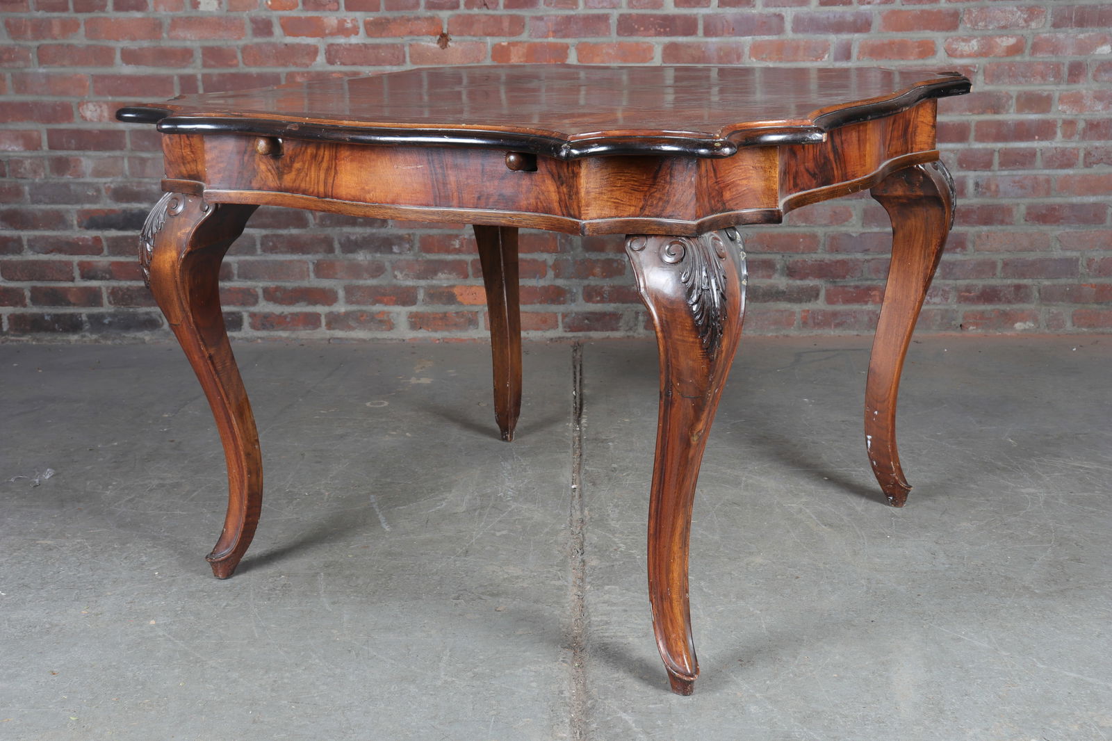 19th Century Italian Rosewood Table with Inlay (1 of 14)