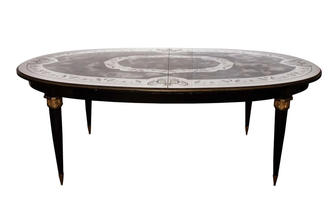 Mirrored and Decorated Dining Table (1 of 6)