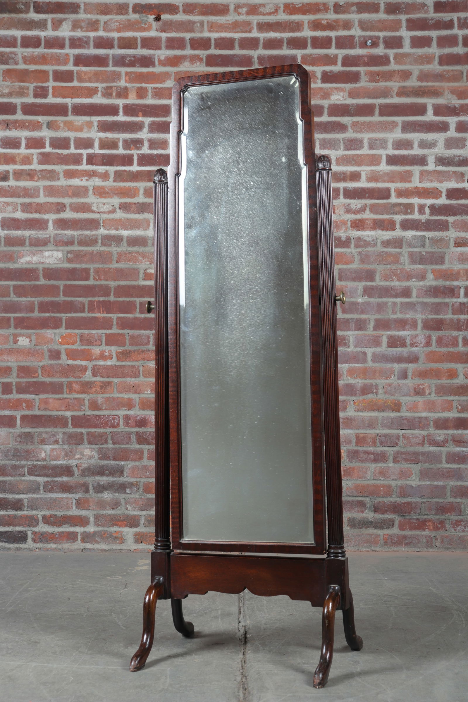 Tall Beveled Glass Cheval Mirror from Tommy Hilfiger (1 of 10)