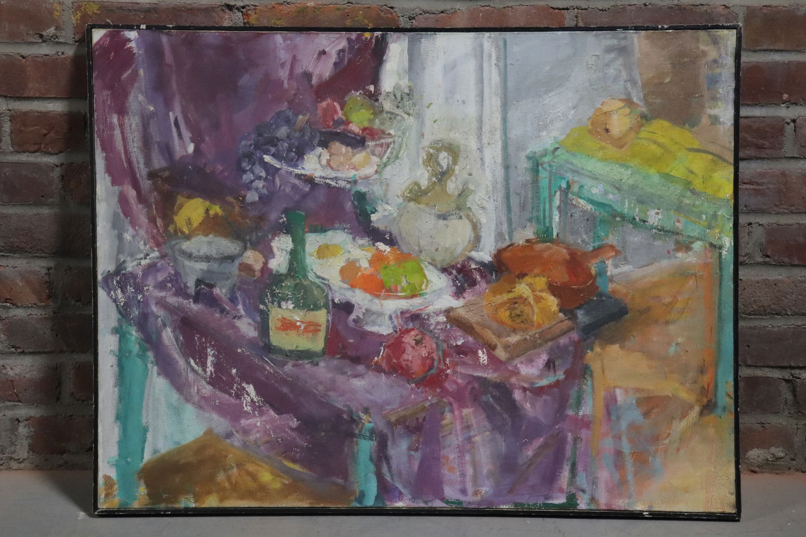 Oil on Canvas Still Life by Renee Berger (American, b. 1959) (1 of 2)