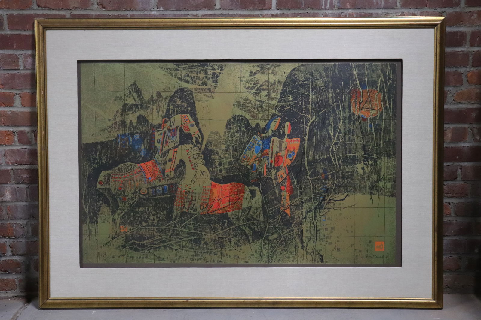 Hoi Lebadang (Vietnamese/French b.1922), Lithograph on Paper (1 of 8)