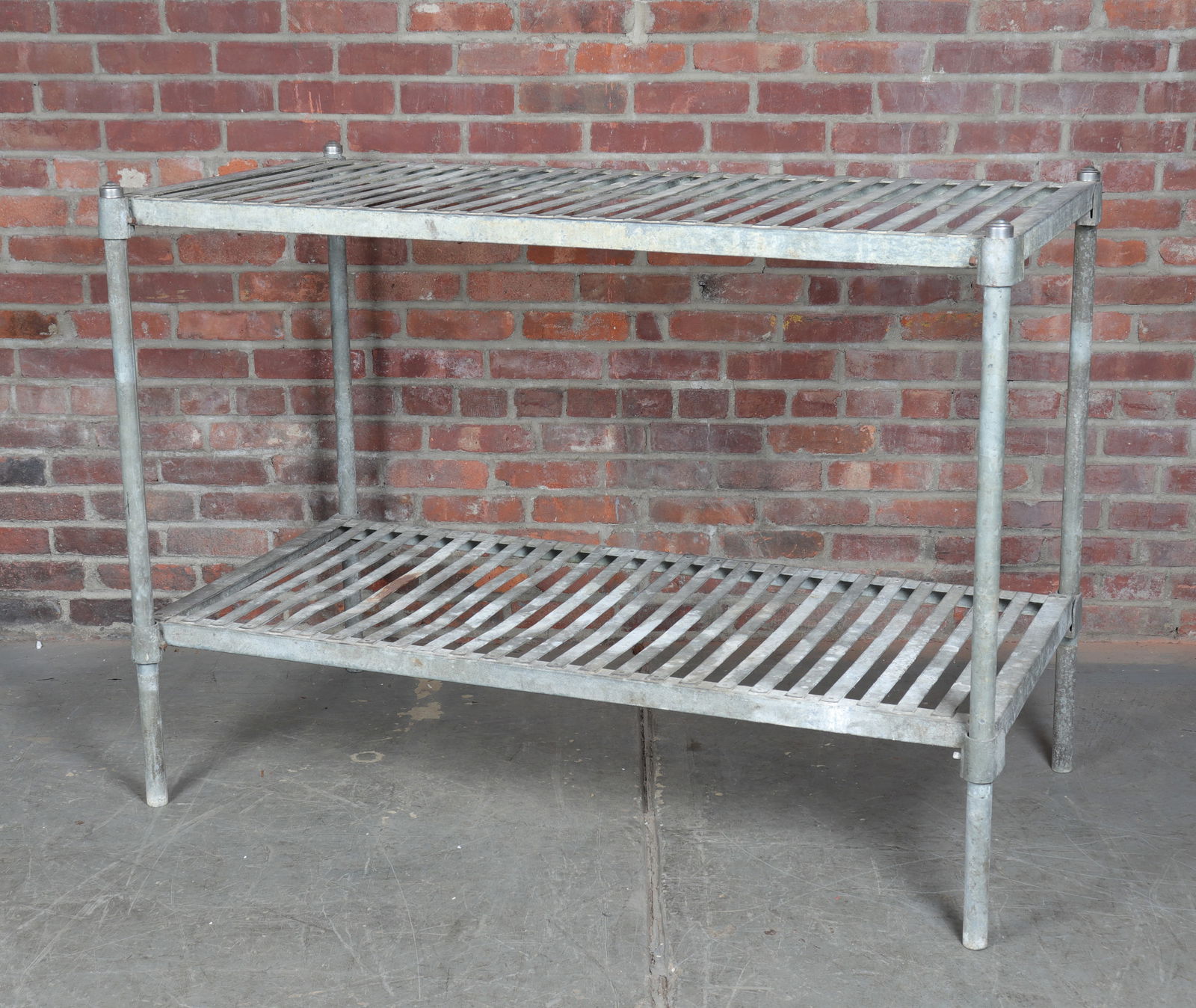 Early 20th C. Industrial Style Metal Shelving (1 of 6)