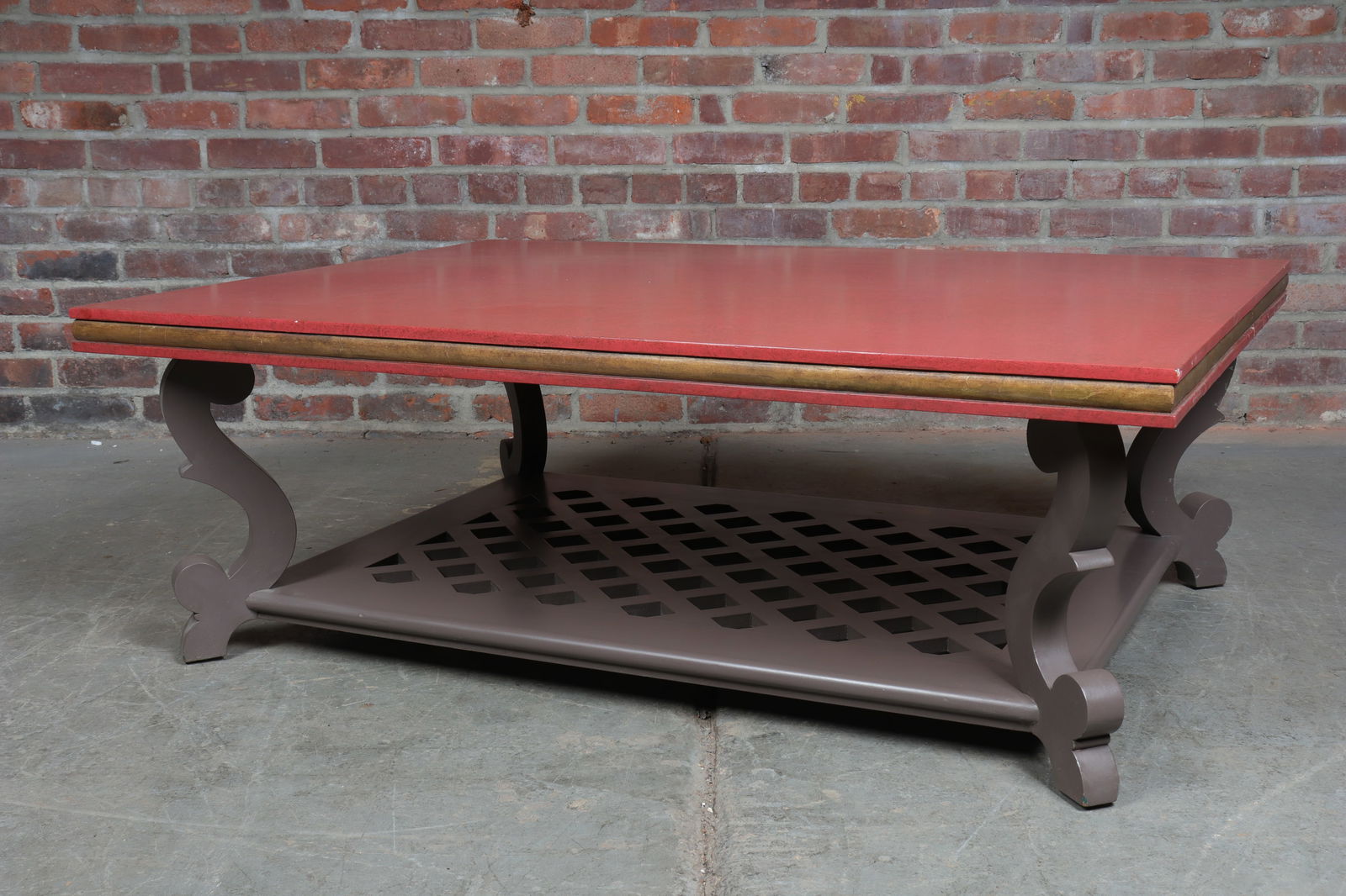 Red Painted Coffee Table (1 of 10)