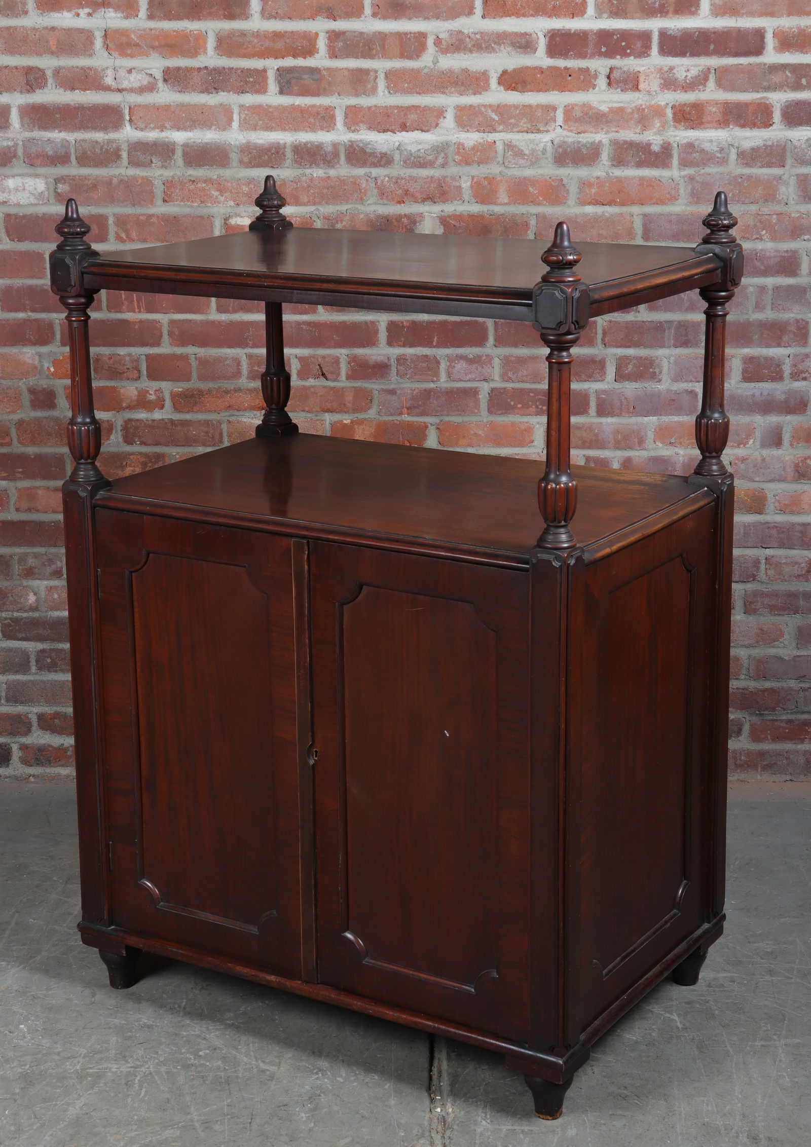 Late 19th Century English Mahogany Music Cabinet (1 of 15)