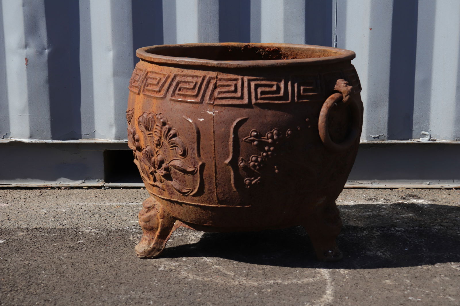 Chinese Cast Iron Lotus Basin (1 of 8)