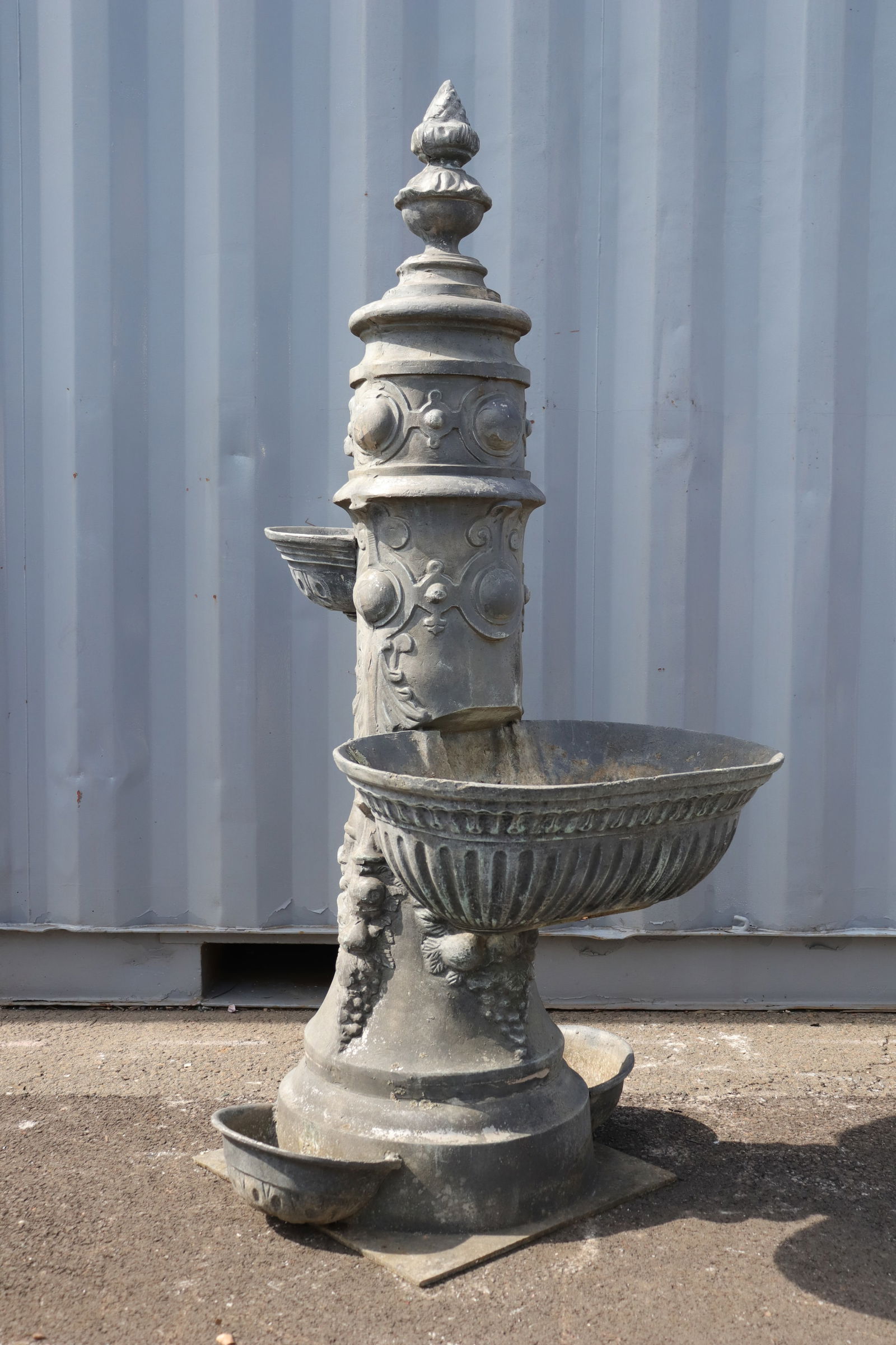 Cast Aluminum Trough Fountain (1 of 13)