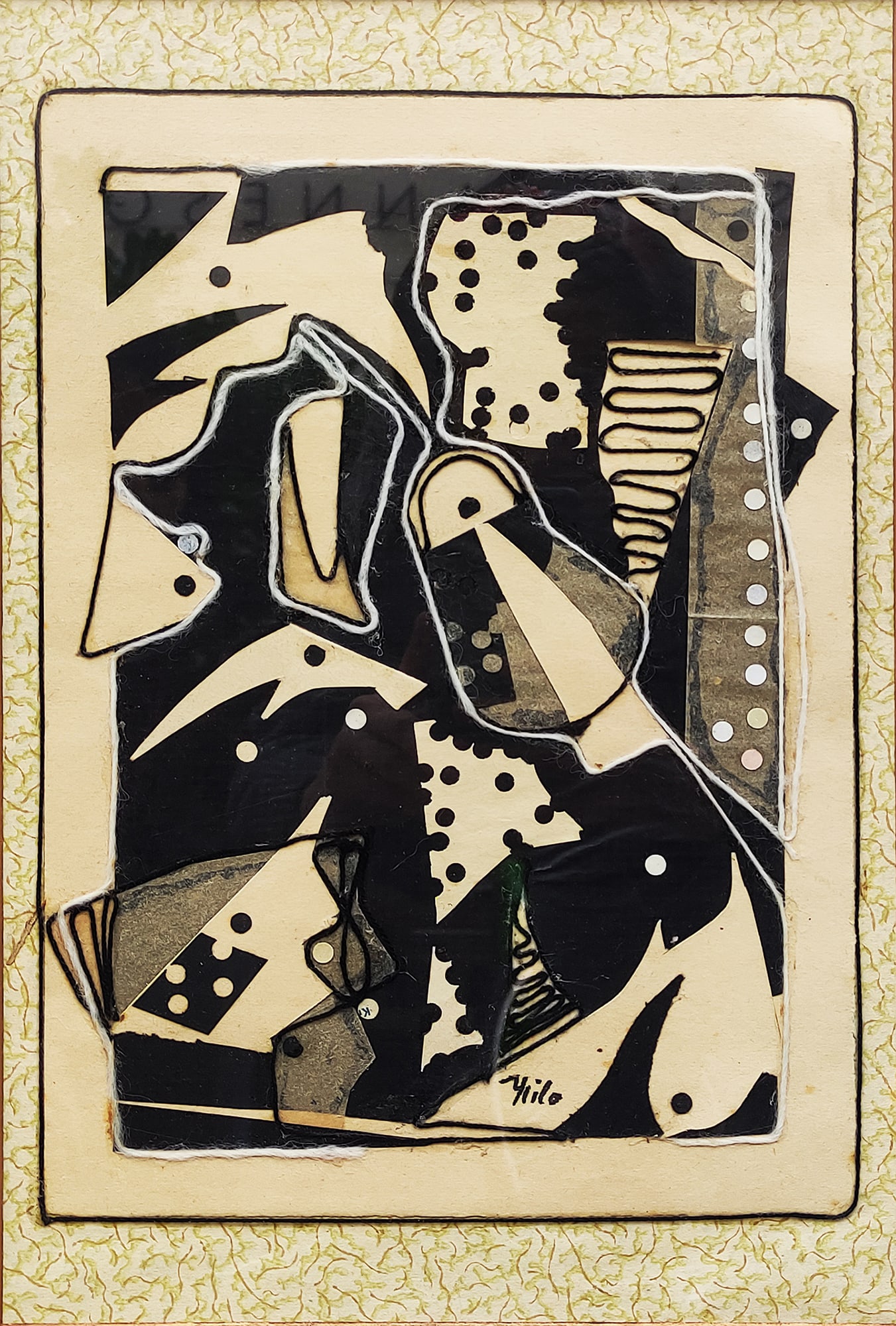 THILO MAATSCH* (Braunschweig 1900 - 1983 Koenigslutter): THILO MAATSCH* (Braunschweig 1900 - 1983 Koenigslutter)Collagemixed media/paper, 30,5 x 21,8 cmsigned ThiloESTIMATE € 600 - 1200STARTING PRICE € 600