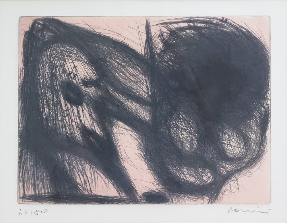 ARNULF RAINER* (born 1929 in Baden): ARNULF RAINER* (born 1929 in Baden)Ahnt, 1967drypoint/paper 28,8 x 39 cmsigned Rainernumbered 63/80ESTIMATE € 600 - 1200STARTING PRICE € 600