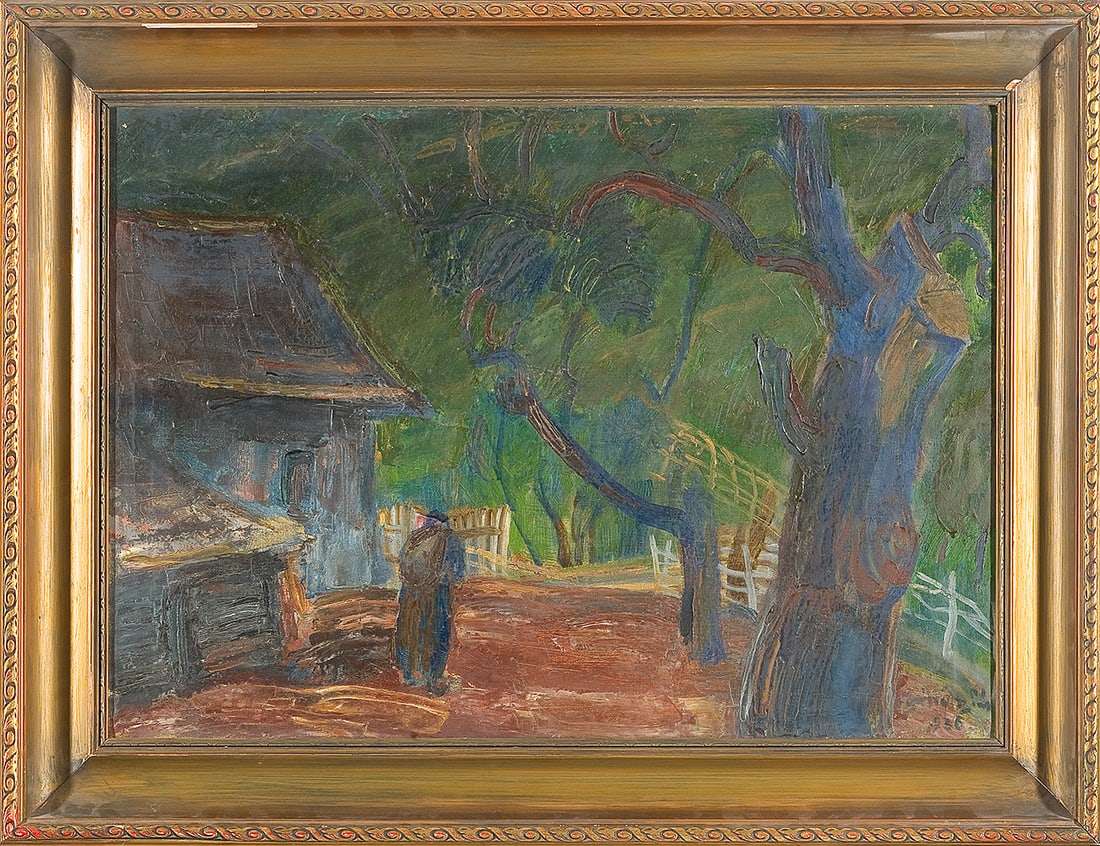 PAL MIHALTZ* ( Magyarvalko 1899 - 1988 Budapest ): PAL MIHALTZ* ( Magyarvalkó 1899 - 1988 Budapest ) Village, 1936 oil/canvas 51 x 70,5 cm signed Mihaltz Pal, dated 1936 SCHÄTZPREIS / ESTIMATE °€ 300 - 500 STARTPRE