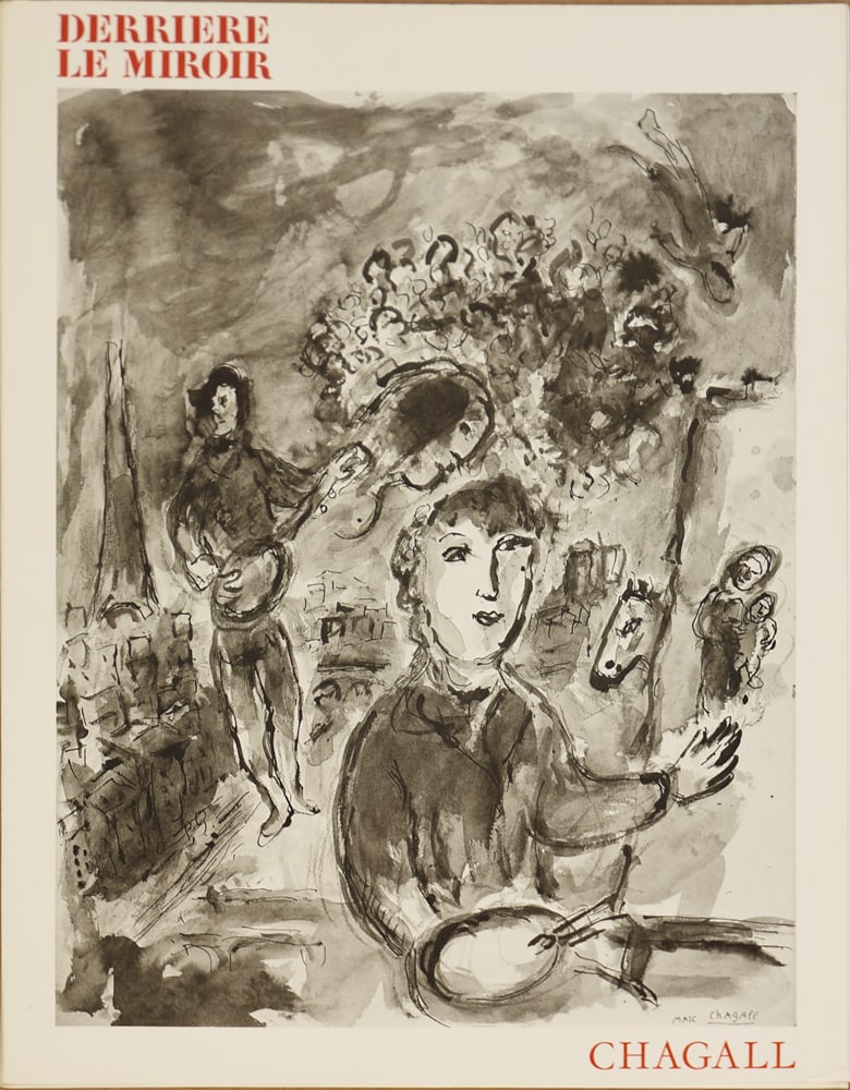 Marc Chagall* (Ljosna 1887 - 1985 Saint-Paul-de-Vence): Marc Chagall* (Ljosna 1887 - 1985 Saint-Paul-de-Vence)Derriere le Miroir - Marc ChagallNr. 255, October 197738 x 28 cmSCHÄTZPREIS / ESTIMATE °€ 150 - 300STARTPREIS / STARTING PRICE °€