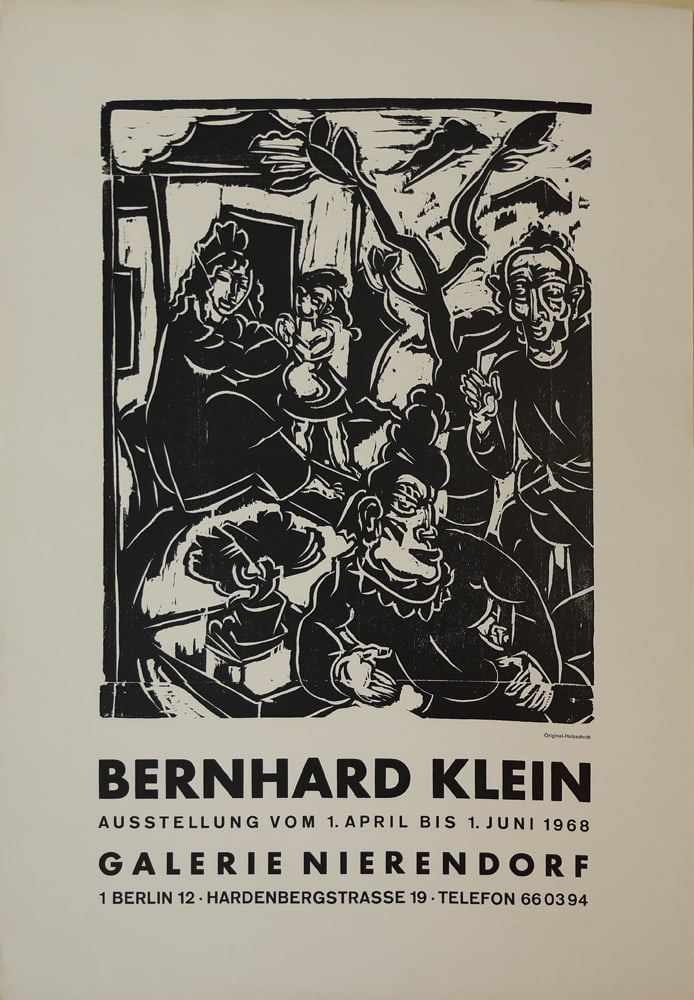 Bernhard Henry Louis Klein* (Hamburg 1888 - 1967 Berlin): Bernhard Henry Louis Klein* (Hamburg 1888 - 1967 Berlin)Market scenewoodcut/paper 43,8 x 33,5 cmSCHÄTZPREIS / ESTIMATE °€ 100 - 200STARTPREIS / STARTING PRICE °&eu