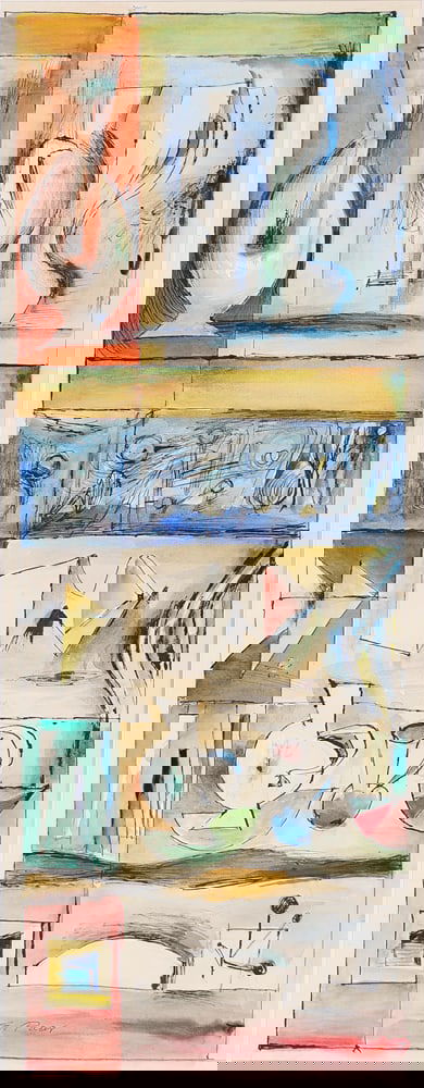 Ernst Paar* (Graz 1906 - 1986 Vienna): Ernst Paar* (Graz 1906 - 1986 Vienna)Showcasewatercolor and indian ink/paper 62,5 x 45,2 cmsigned E. PaarSCHÄTZPREIS / ESTIMATE € 300 - 600STARTPREIS / STARTING PRICE € 300The Austrian