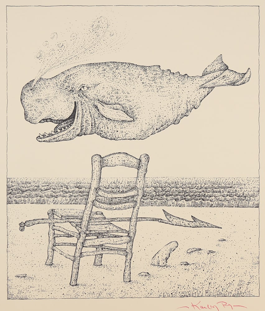 Karlheinz Pilcz* (Vienna 1940 - 2019): Karlheinz Pilcz* (Vienna 1940 - 2019)Moby Dickoffset lithograph/paper 31 x 26,5 cmsigned karlheinz PilczSCHÄTZPREIS / ESTIMATE °€ 30 - 50STARTPREIS / STARTING