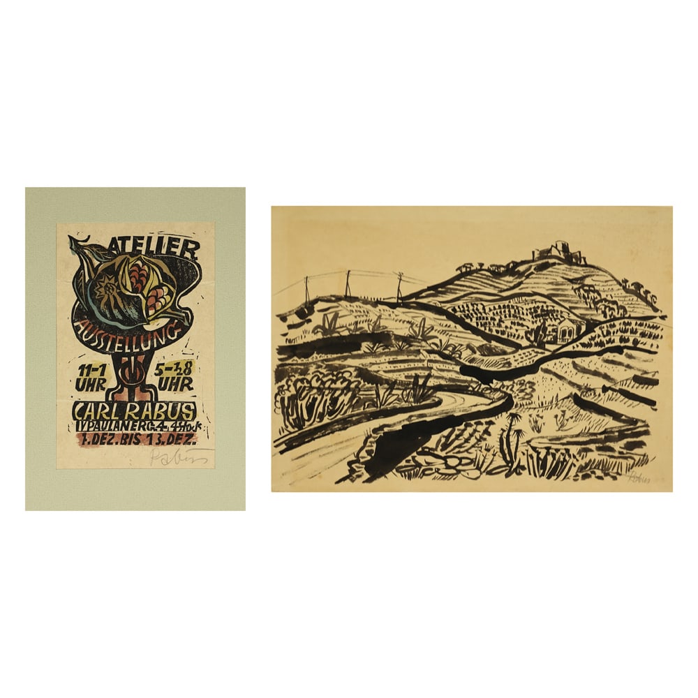 Carl Johann Rabus* (Kempten 1898 - 1983 Murnau) (1 of 4)