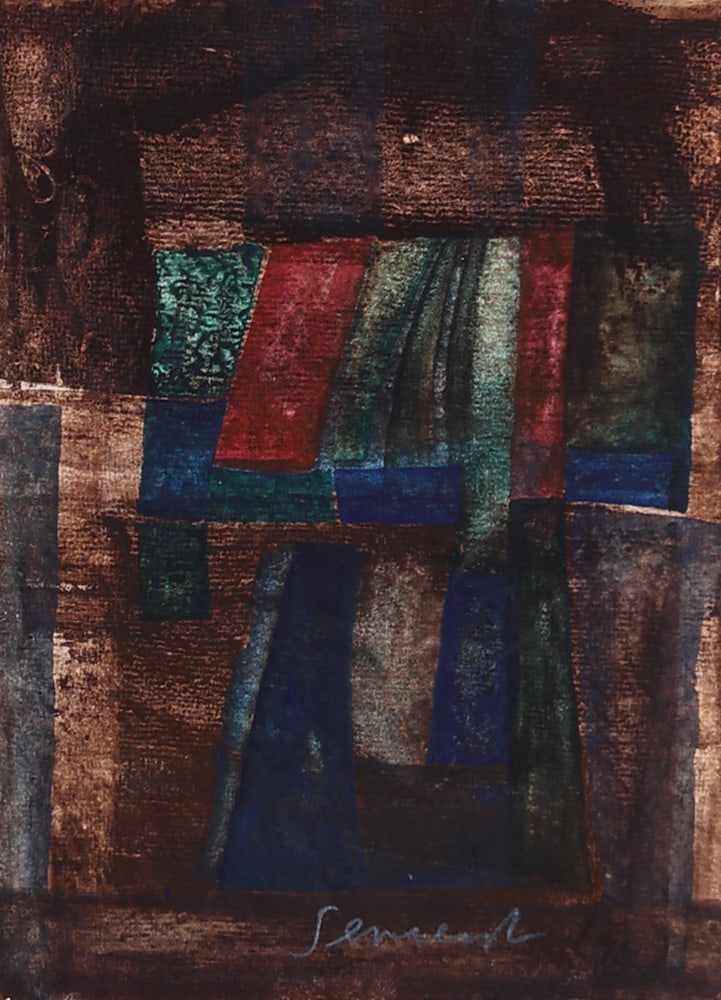 Hermann Serient* (born 1935 in Melk): Hermann Serient* (born 1935 in Melk)Color studyegg tempera/paper 20,5 x 15 cmsigned SerientSCHÄTZPREIS / ESTIMATE € 200 - 400STARTPREIS / STARTING PRICE &euro