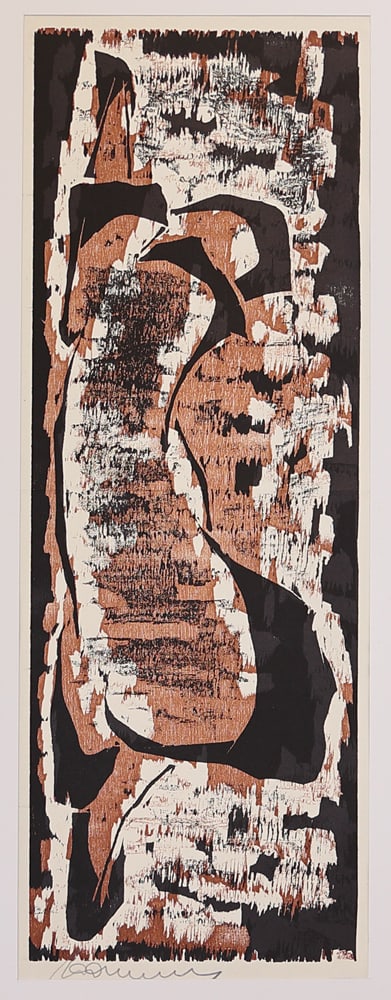 Wasenegger (Biographical data unknown): Wasenegger (Biographical data unknown)Figurecolor woodcut/paper 43,3 x 15,9 cmsigned WaseneggerSCHÄTZPREIS / ESTIMATE °€ 50 - 100STARTPREIS / STARTING PRICE °€ 50PLEASE NOTE: The