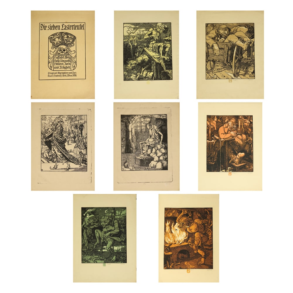 Karl Friedrich Bell* (Vienna 1877 - 1958 Vienna) (1 of 10)