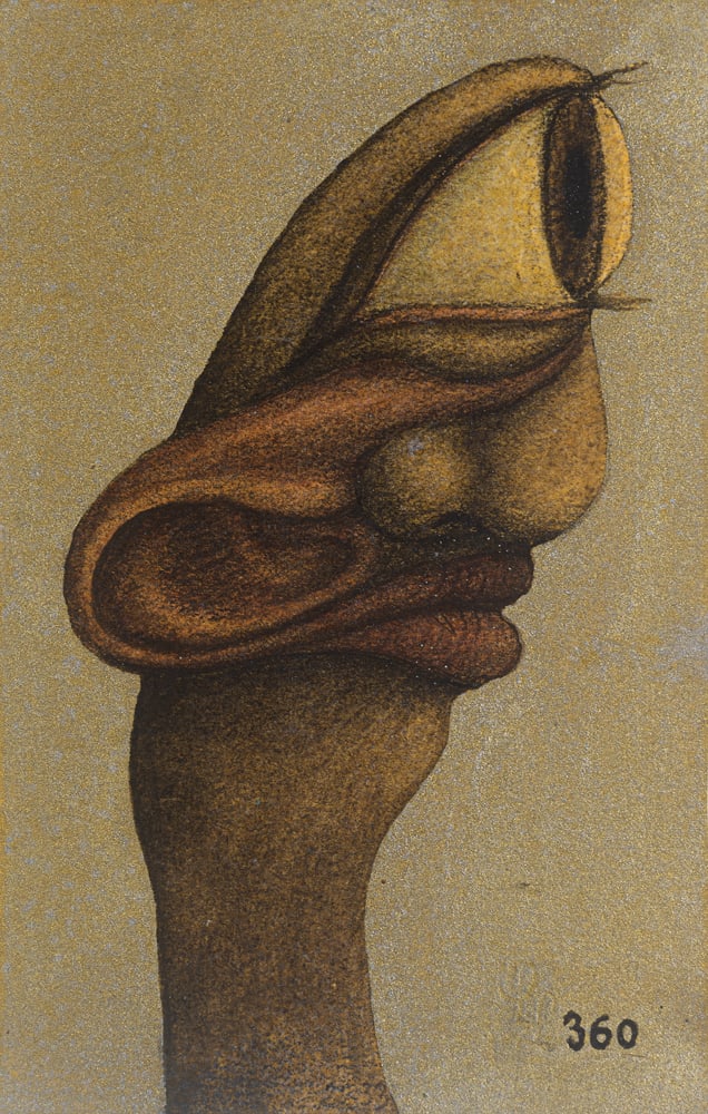 Leopold Löwy (Vienna 1871 - 1940 Vienna): Leopold Löwy (Vienna 1871 - 1940 Vienna)The watcheroil/cardboard 13,8 x 8,9 cmmonogrammed LL, inscribed 360SCHÄTZPREIS / ESTIMATE °€ 1000 - 2000STARTPREIS / S