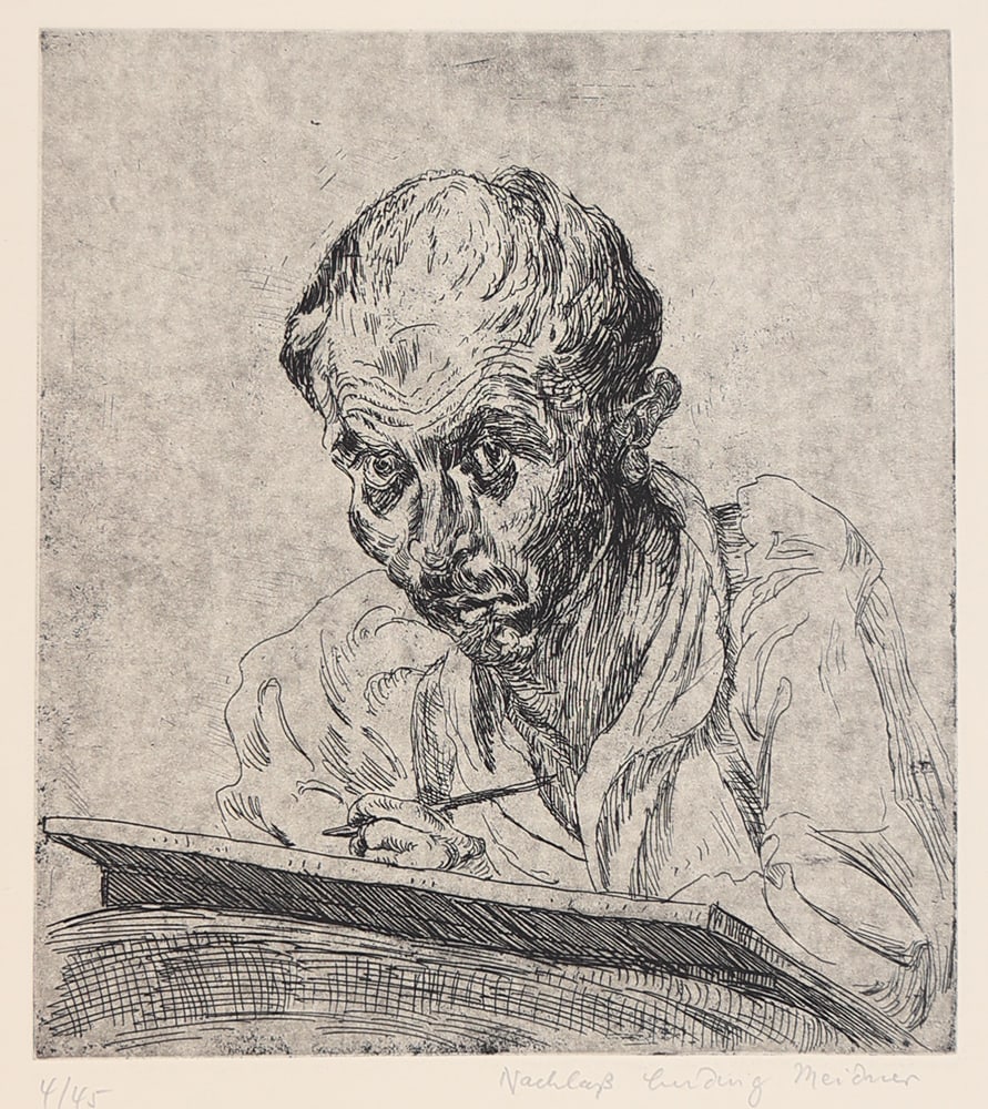 Ludwig Meidner* (Bernstadt an der Weide 1884 - 1966 Darmstadt) (1 of 3)