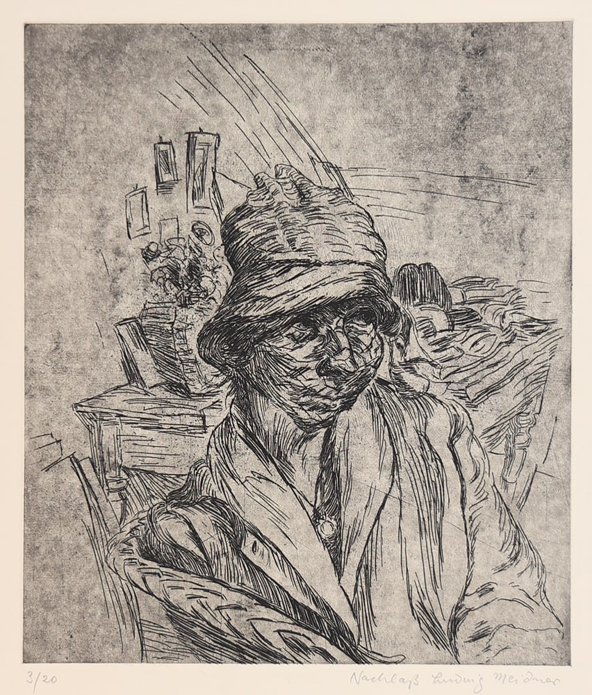 Ludwig Meidner* (Bernstadt an der Weide 1884 - 1966 Darmstadt) (1 of 3)