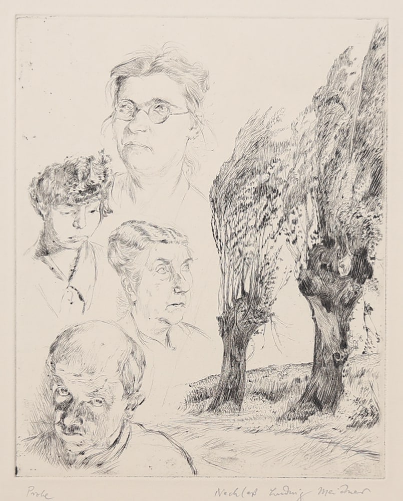 Ludwig Meidner* (Bernstadt an der Weide 1884 - 1966 Darmstadt) (1 of 2)