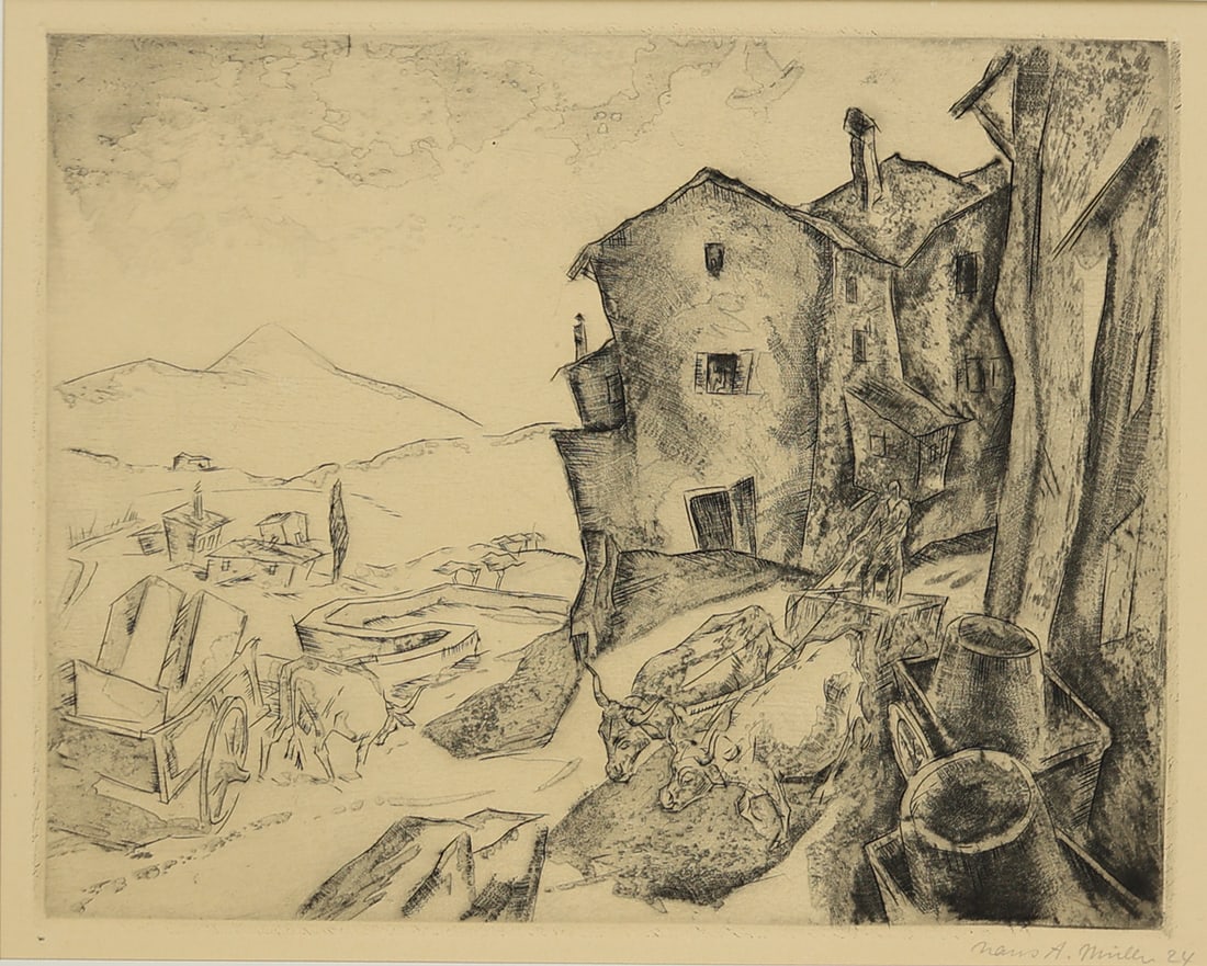 Hans Alexander Müller* (Norhausen 1888 - 1962 Conneticut) (1 of 2)