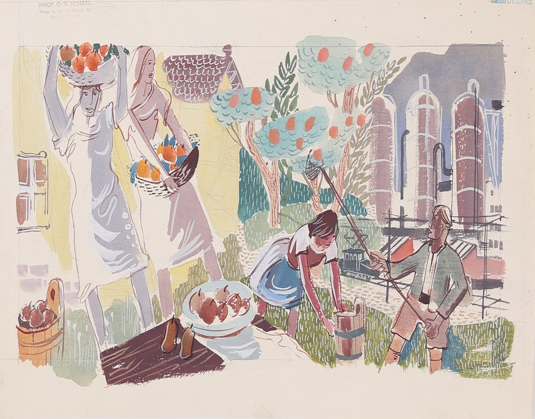 Otto Rudolf Schatz* (Vienna 1900 - 1961 Vienna) (1 of 2)