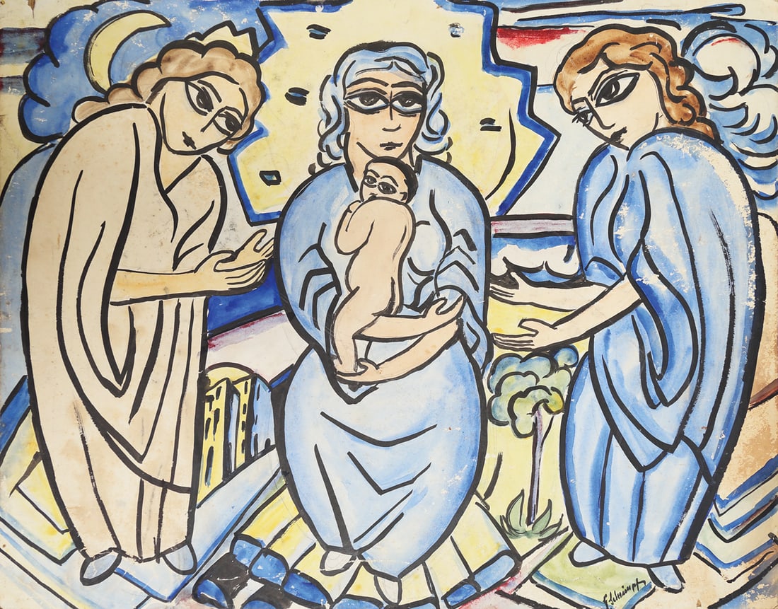 Georg Schrimpf (Munich 1889 - 1938 Berlin) (1 of 2)